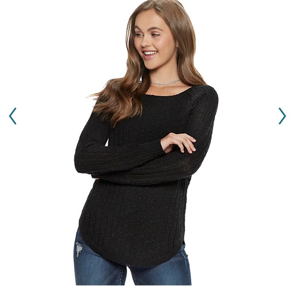 NWT Pink Republic Cashmere Cloud Sweater Juniors Size M - Picture 5 of 5